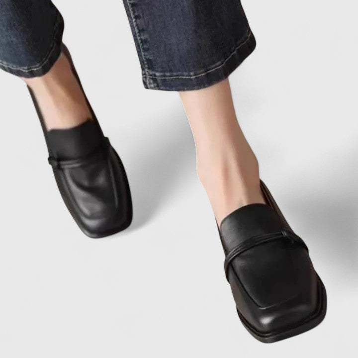 Blenda – Loafers med fyrkantig tå