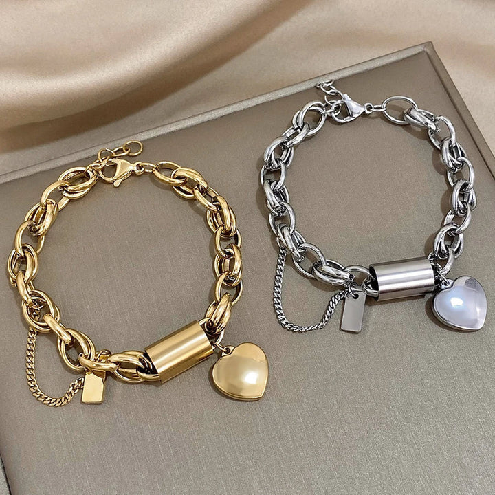 Elsa – elegant förgyllt chunky armband