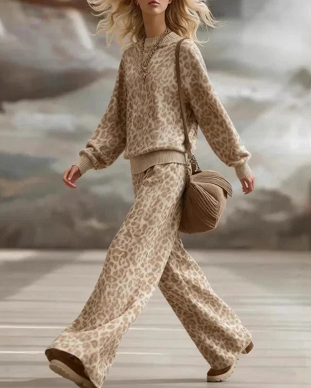 Vivi – Leopardmönstrat set