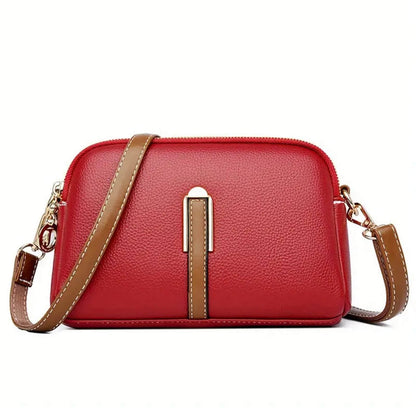 Britt – Klassisk crossbodyväska i läder