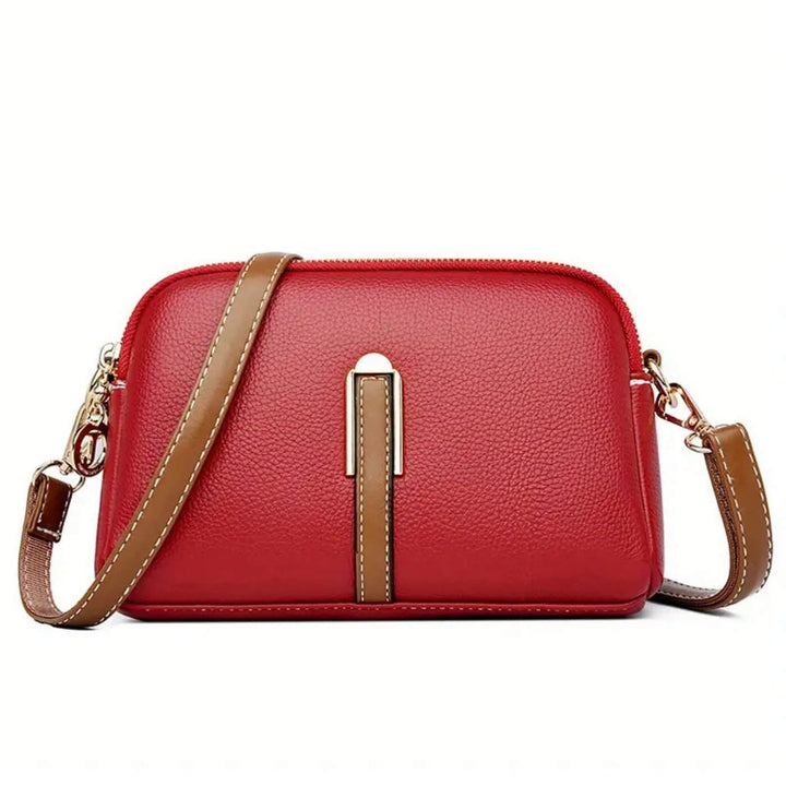 Britt – Klassisk crossbodyväska i läder