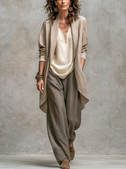 Nora – Elegant tredelsset med vid passform