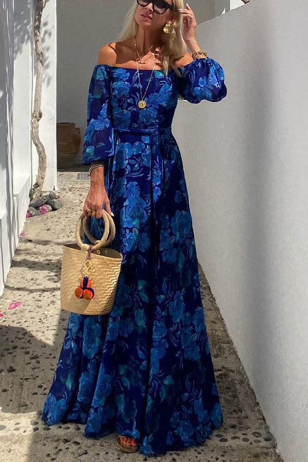 Irma – Snygg off-shoulder sommarklänning