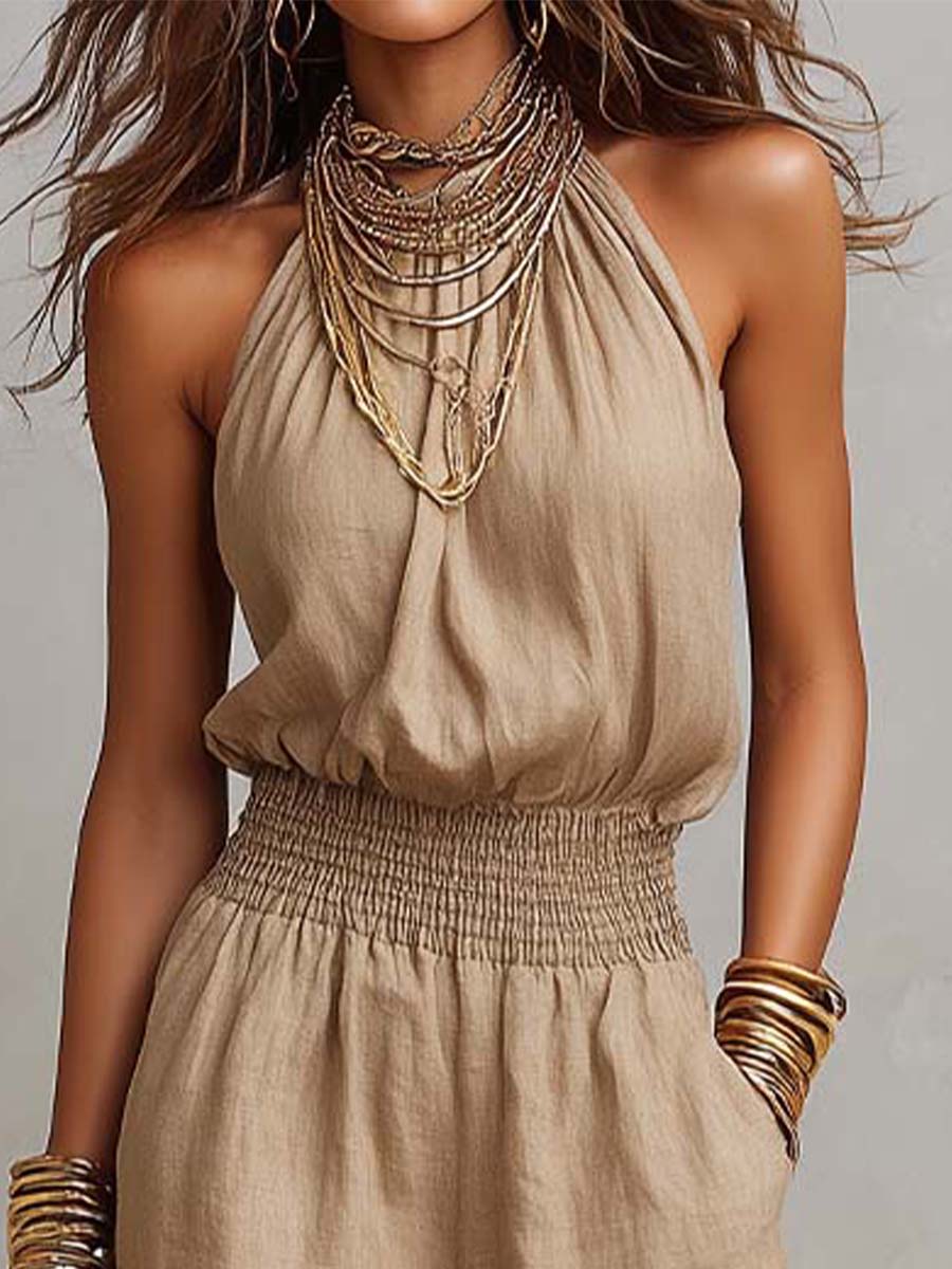 Valborg – Elegant jumpsuit med vida ben