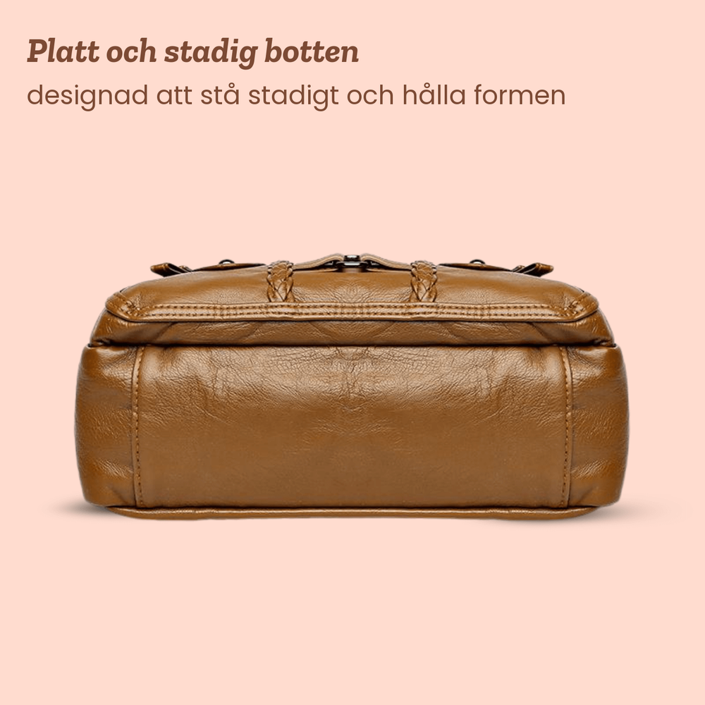Agneta – Crossbodyväska med flätade detaljer – handgjord av Astrid Göteborg