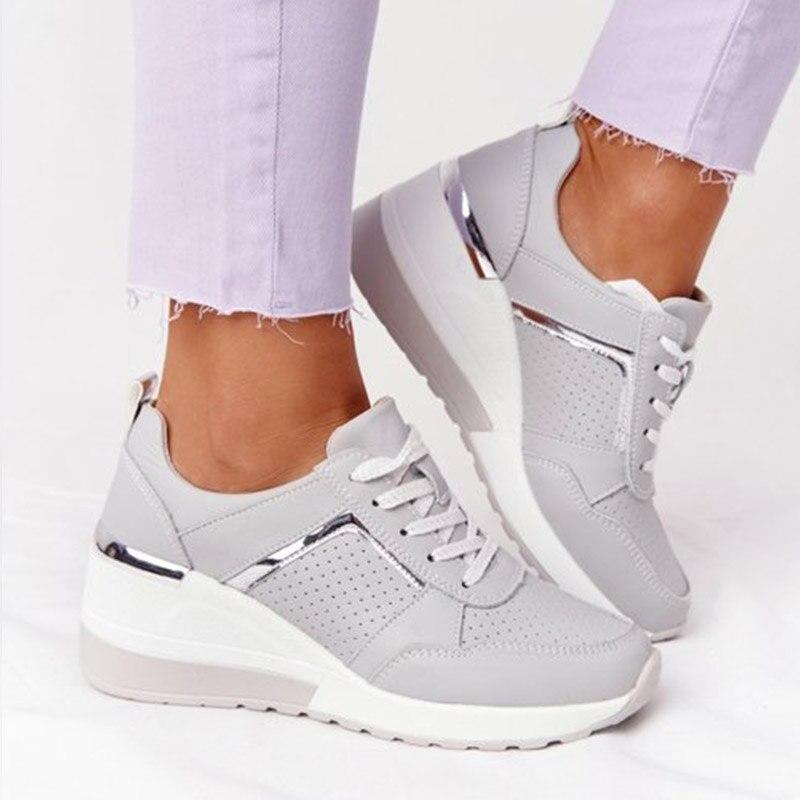 Erika – Sneakers med glittrigt yttre och dragkedja