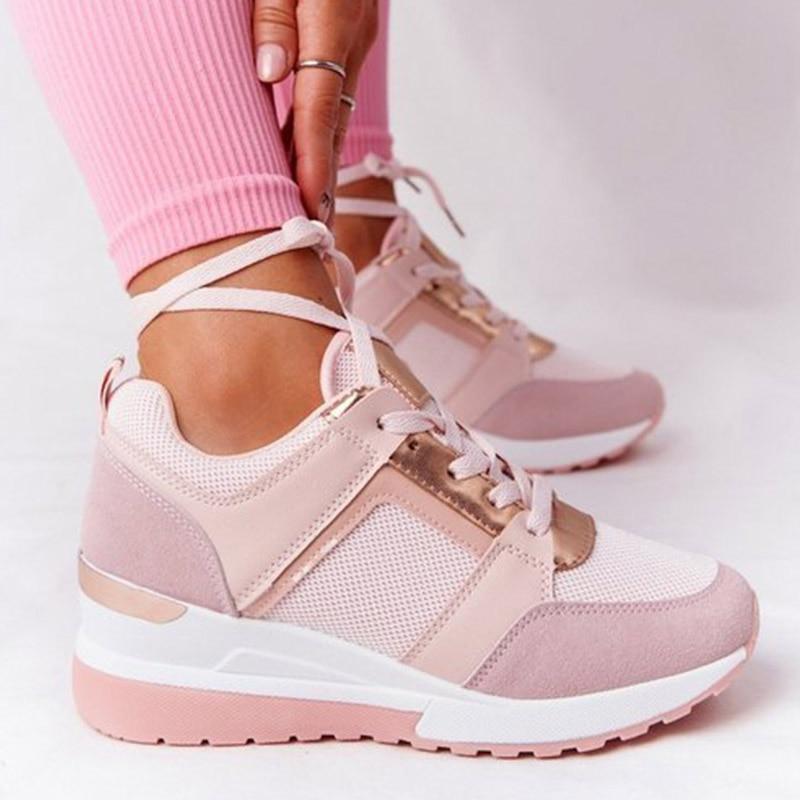 Erika – Sneakers med glittrigt yttre och dragkedja