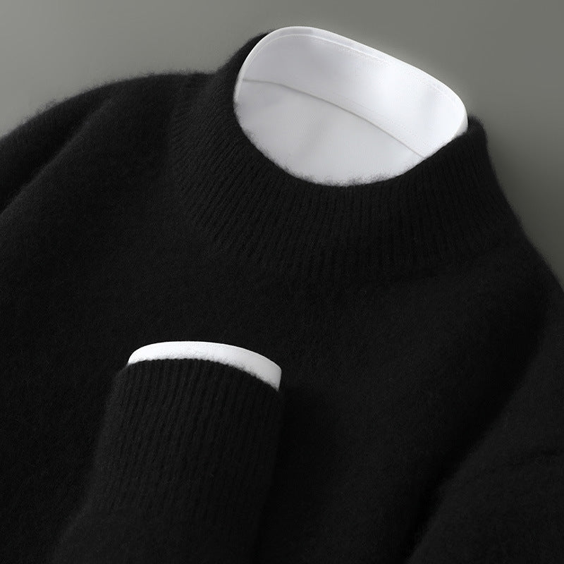 Eugenia – Mjuk stickad tröja med ribbade detaljer