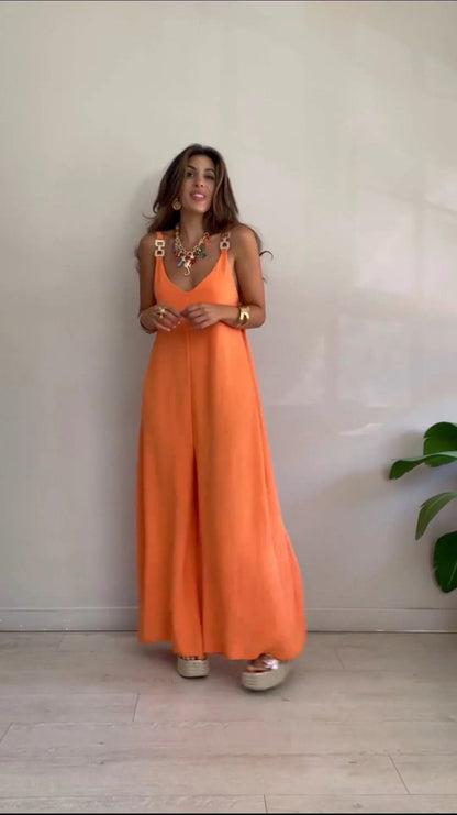 Sofia – Bekväm jumpsuit med vida ben