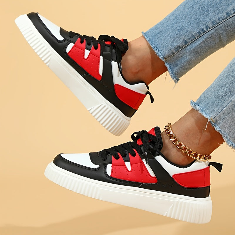 Lotta – Lättviktig sneaker med colorblock-design