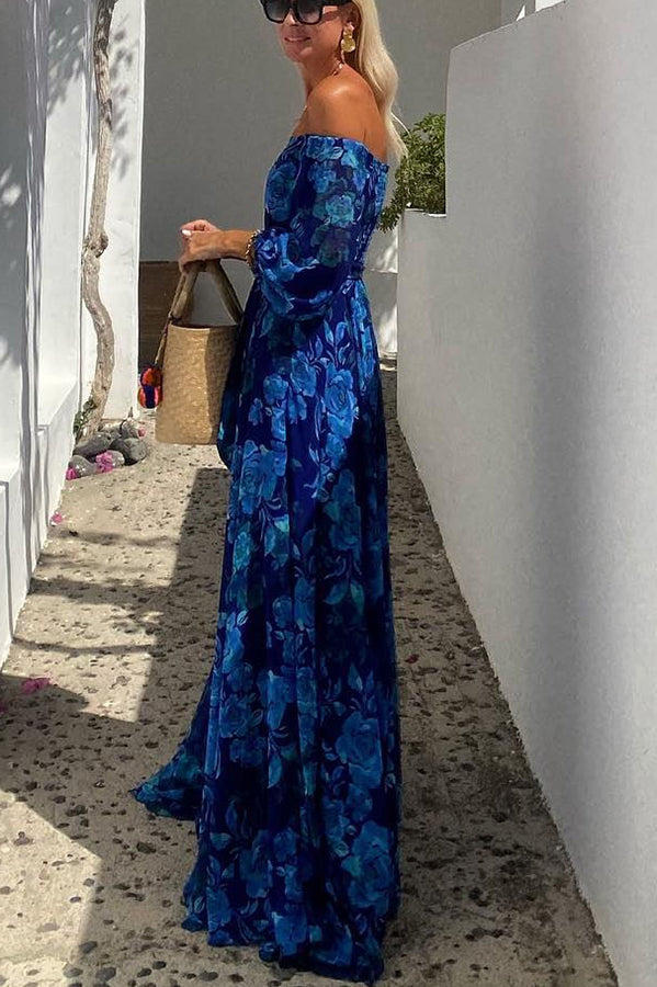 Irma – Snygg off-shoulder sommarklänning