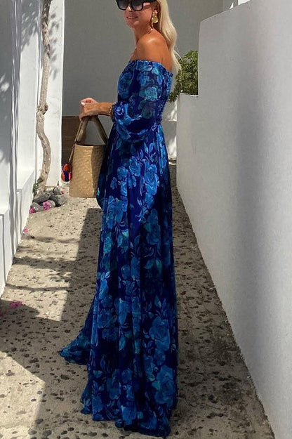 Irma – Snygg off-shoulder sommarklänning
