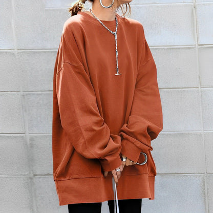 Nelly – Oversized sweatshirt med rund hals