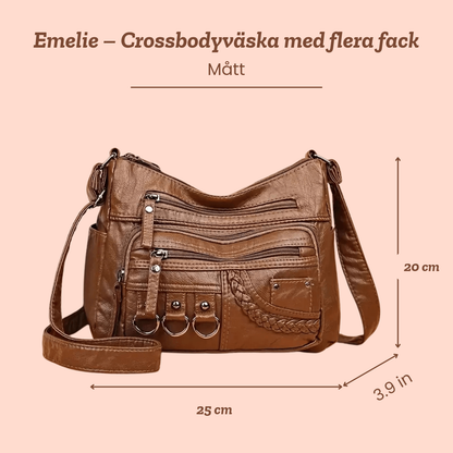Emelie – Crossbodyväska med flera fack – handgjord av Astrid Göteborg