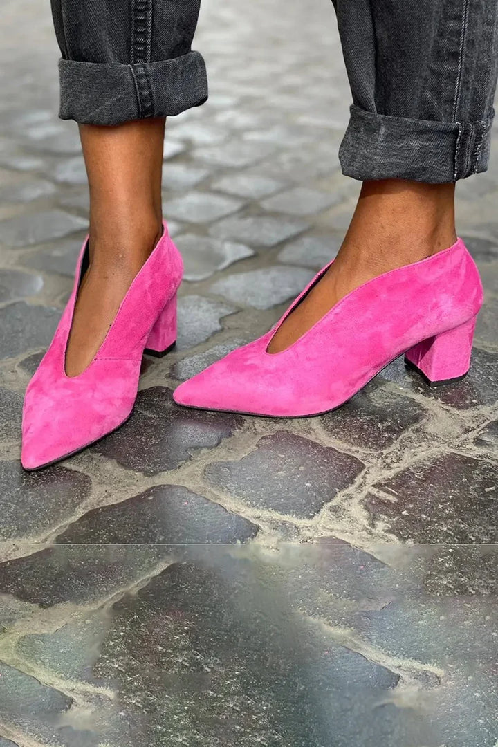 Britt – Eleganta pumps med blockklack