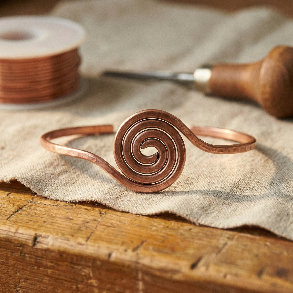 Bodil – Fotlänk med spiralmotiv