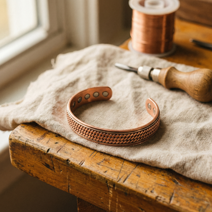 Inga – Armband i massivt koppar