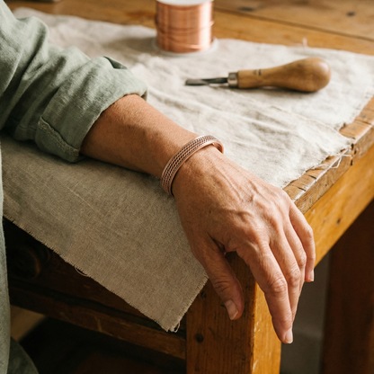 Inga – Armband i massivt koppar