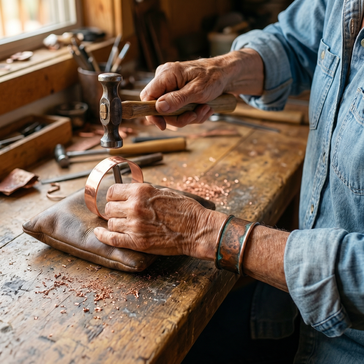 Petra – Magnetiskt armband i rent koppar