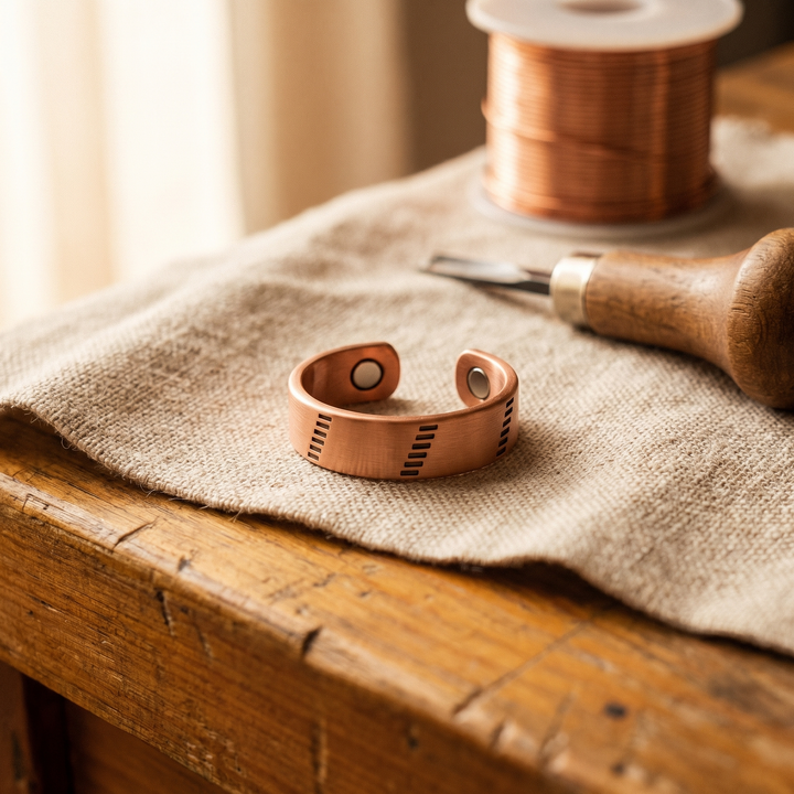 Hillevi – Magnetring i rent koppar