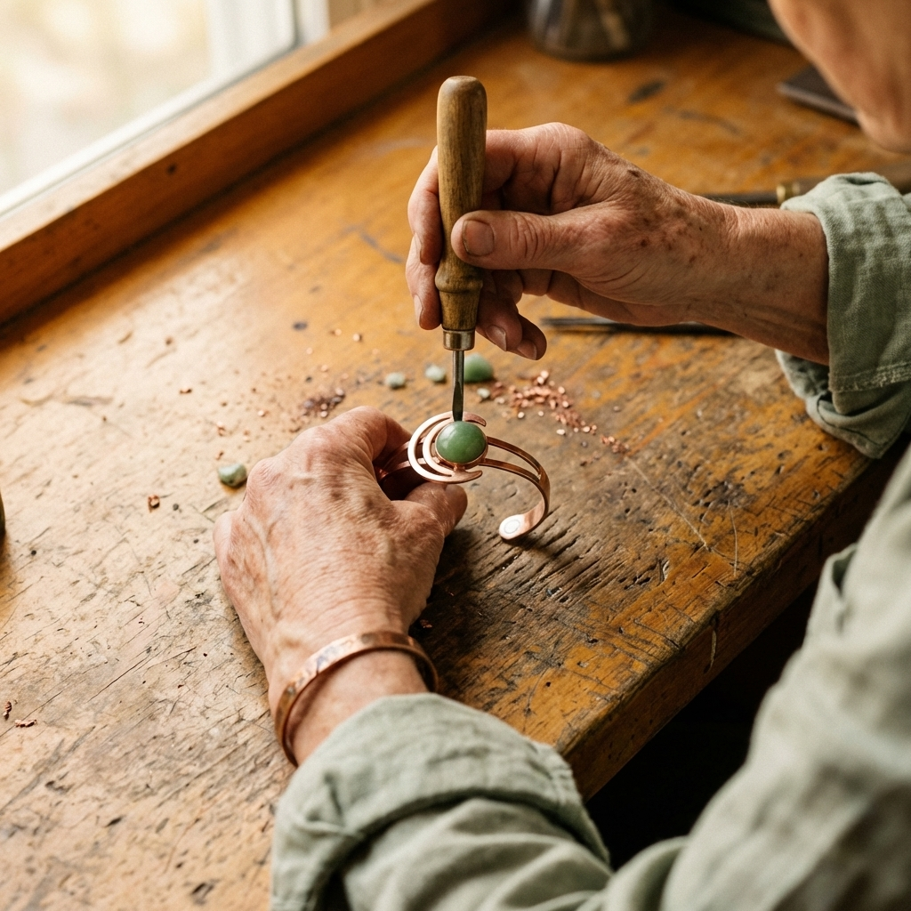 Majken – Armband med natursten