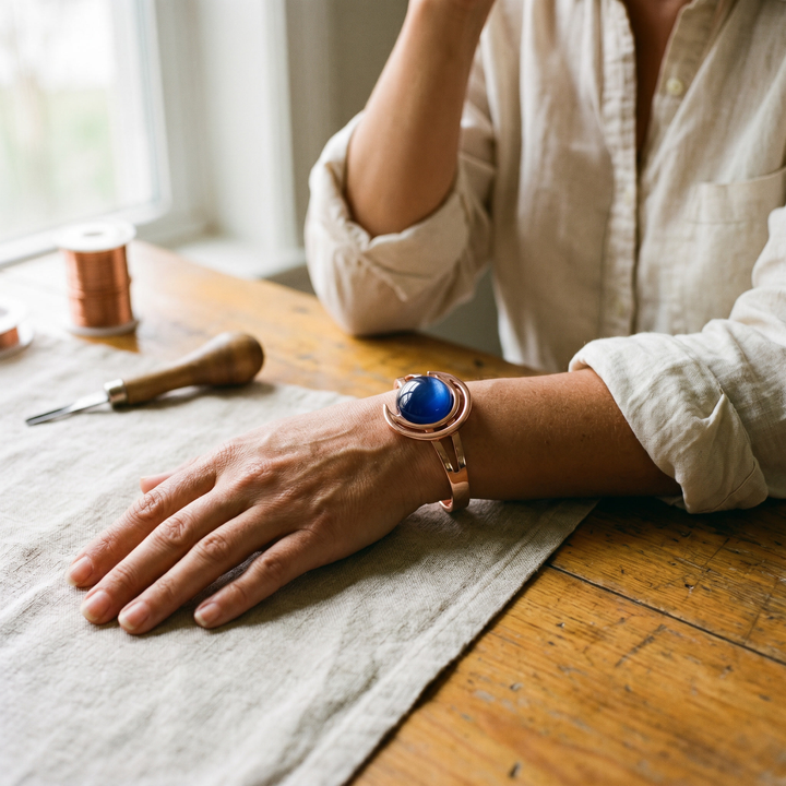 Emelie – Handgjort armband med sfärsten