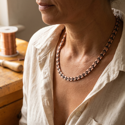 Katarina – Halsband i koppar