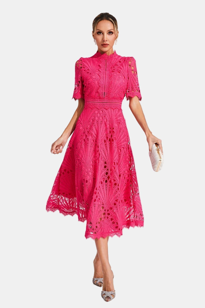 Eva – Elegant blomstermönstrad klänning