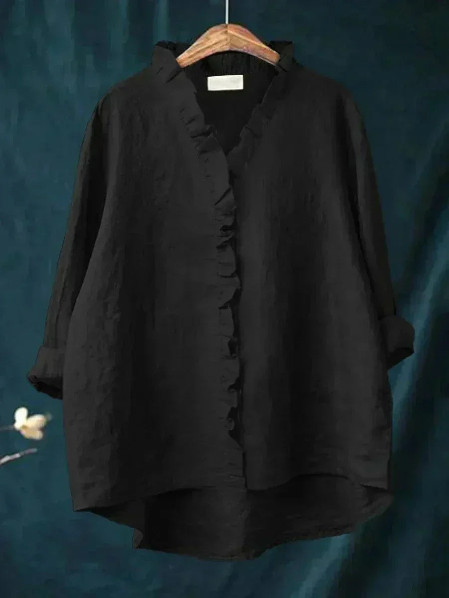 Alva – Elegant sommarblus i linne