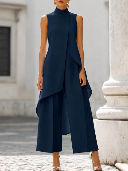 Rakel – Elegant byxset med asymmetrisk topp