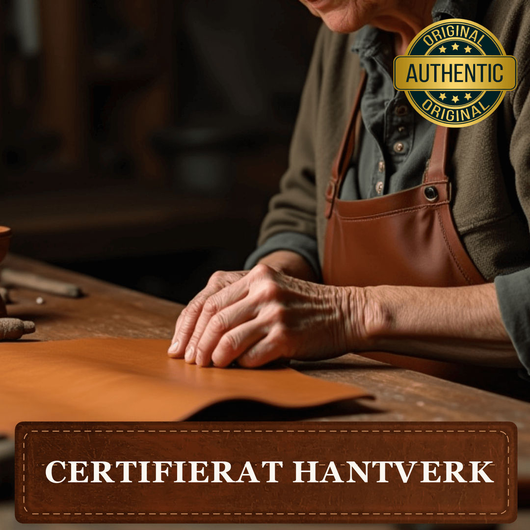 Majken – Handväska med präglat blommönster – certifierat hantverk