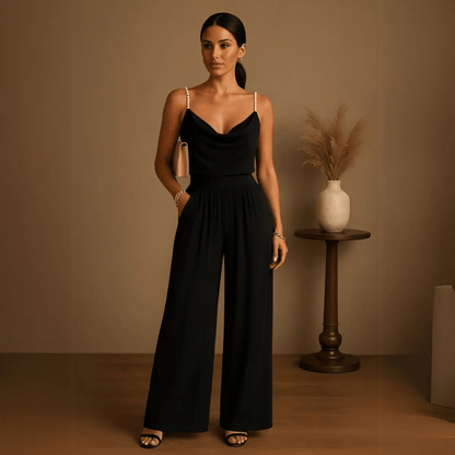 Gittan – Elegant jumpsuit med vida ben