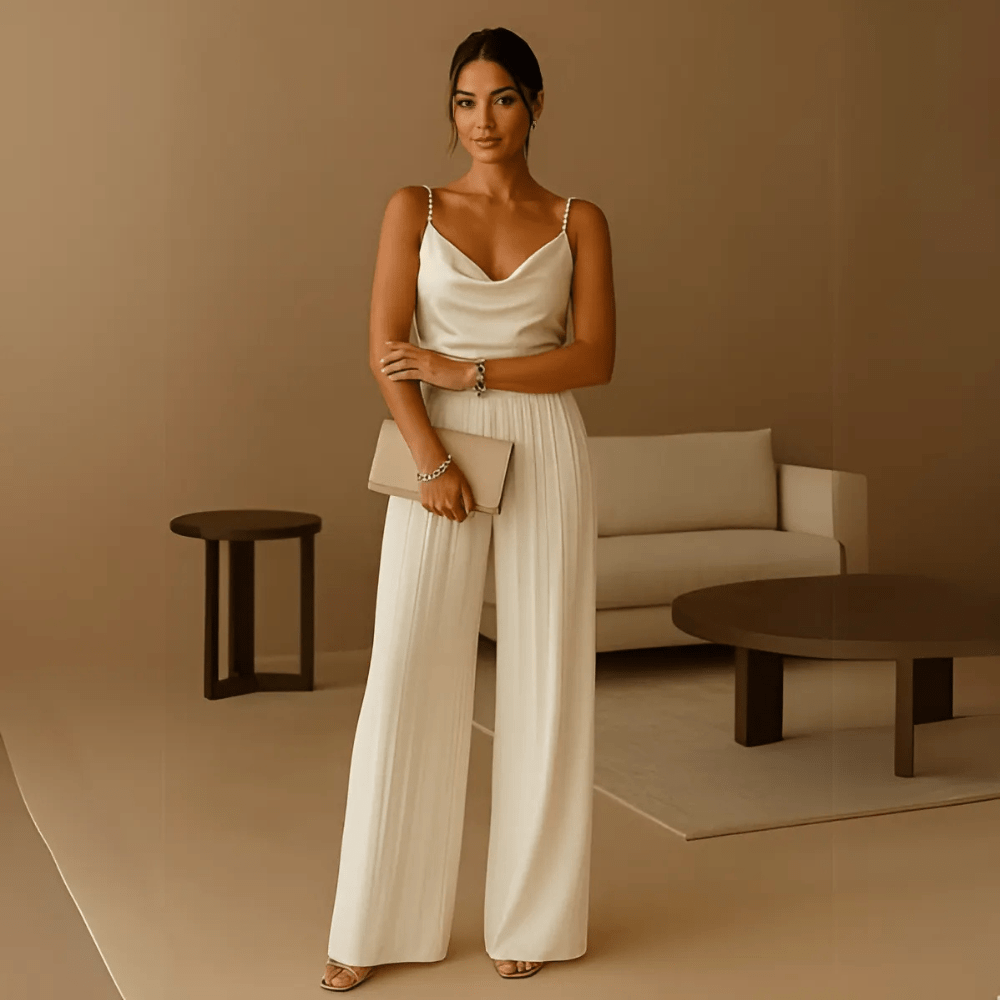 Gittan – Elegant jumpsuit med vida ben