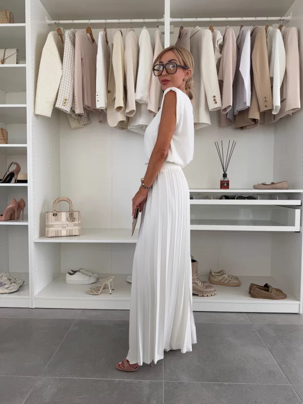 Annika – Elegant plisserat set