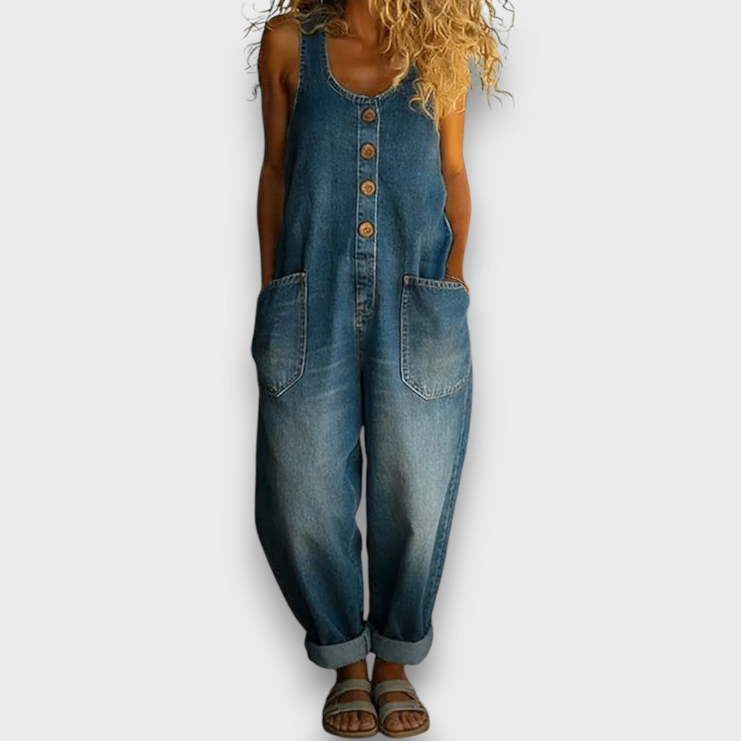 Maria – Avslappnad denimlook i helfigur