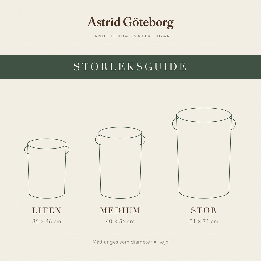 Astrid Göteborg – storleksguide
