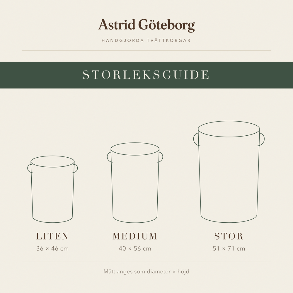 Astrid Göteborg – storleksguide