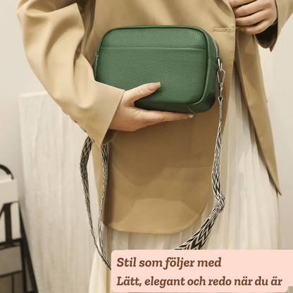 Vivi – Crossbodyväska med mönstrat axelband – handgjord av Astrid Göteborg